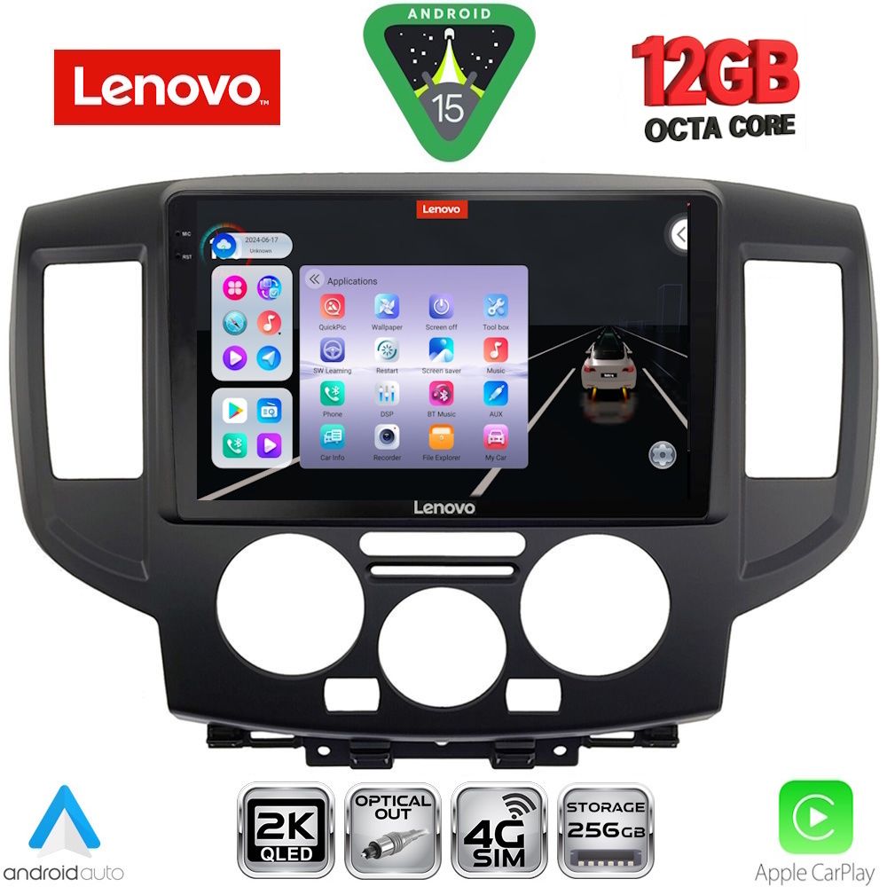 LENOVO SSZ 12458BL_CPA (9inc) MULTIMEDIA TABLET for NISSAN NV 200 mod. 2009-2020 (BLACK) LENOVO SSZ 12458BL_CPA (9inc) MULTIMEDIA TABLET for NISSAN NV 200 mod. 2009-2020 (BLACK)
