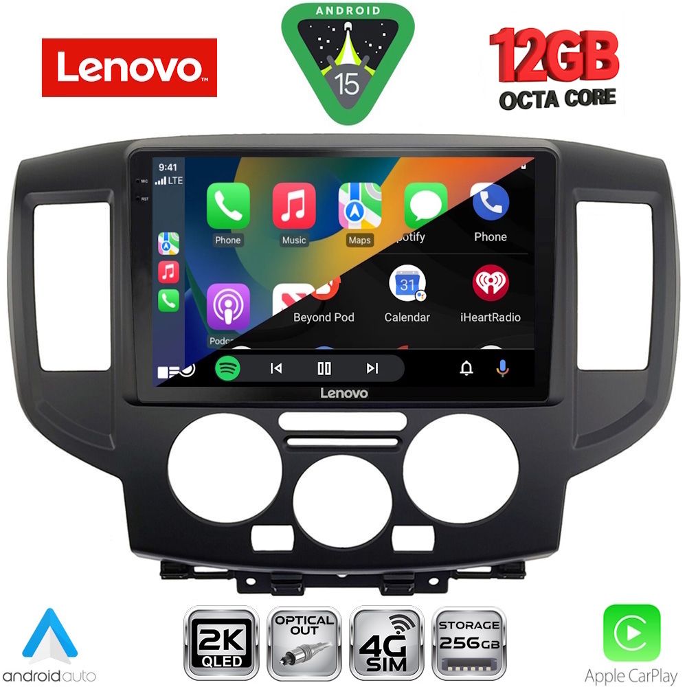 LENOVO SSZ 12458BL_CPA (9inc) MULTIMEDIA TABLET for NISSAN NV 200 mod. 2009-2020 (BLACK) LENOVO SSZ 12458BL_CPA (9inc) MULTIMEDIA TABLET for NISSAN NV 200 mod. 2009-2020 (BLACK)