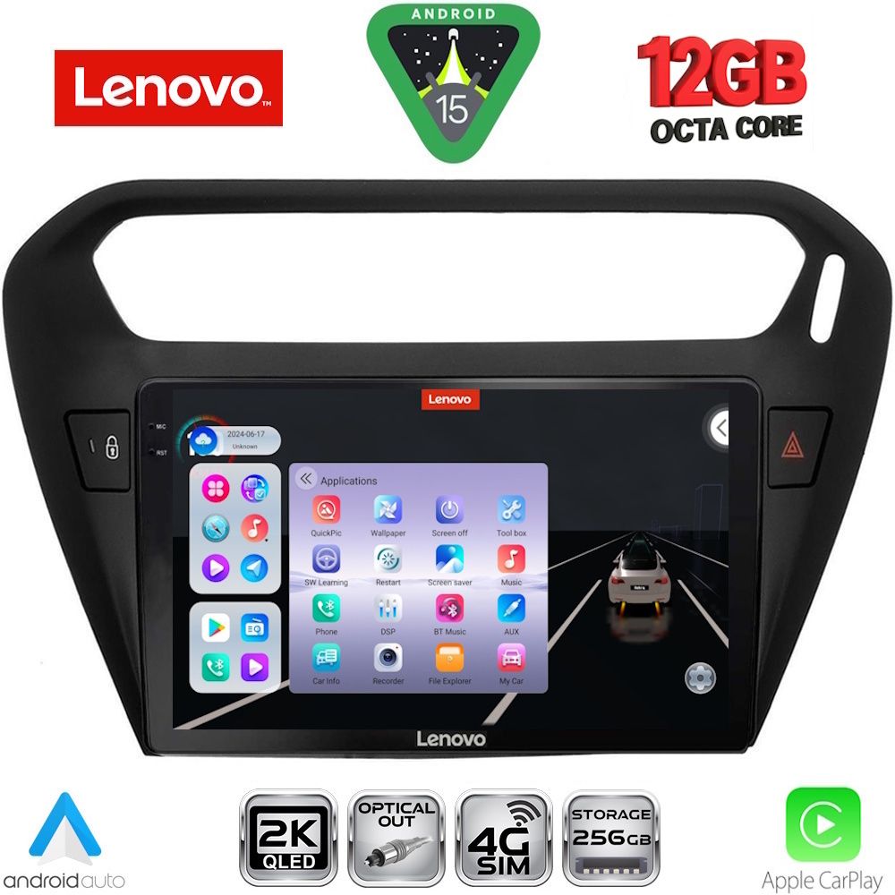 LENOVO SSZ 12511BL_CPA (9inc) MULTIMEDIA TABLET for CITROEN ELYSEE – PEUGEOT 301 mod. 2013-2026 (BLACK) LENOVO SSZ 12511BL_CPA (9inc) MULTIMEDIA TABLET for CITROEN ELYSEE – PEUGEOT 301 mod. 2013-2026 (BLACK)