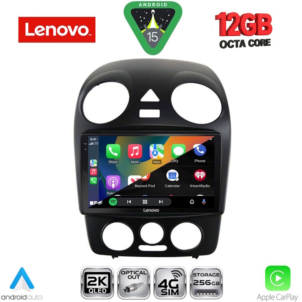 LENOVO SSZ 12742_CPA (9inc) MULTIMEDIA TABLET for VW BEETLE mod. 2004-2011 LENOVO SSZ 12742_CPA (9inc) MULTIMEDIA TABLET for VW BEETLE mod. 2004-2011
