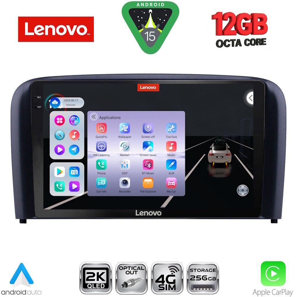 LENOVO SSZ 12786_CPA (9inc) MULTIMEDIA TABLET for VOLVO S80 mod. 1998-2006 LENOVO SSZ 12786_CPA (9inc) MULTIMEDIA TABLET for VOLVO S80 mod. 1998-2006