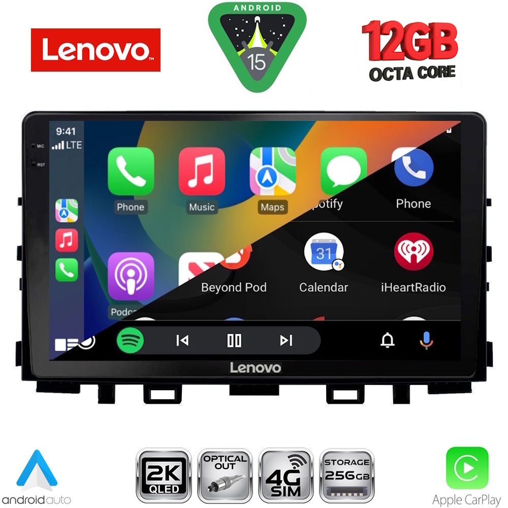 LENOVO SSZ 12316_CPA (9inc) MULTIMEDIA TABLET for KIA RIO mod. 2018-2026 – STONIC mod. 2017-2026 LENOVO SSZ 12316_CPA (9inc) MULTIMEDIA TABLET for KIA RIO mod. 2018-2026 – STONIC mod. 2017-2026