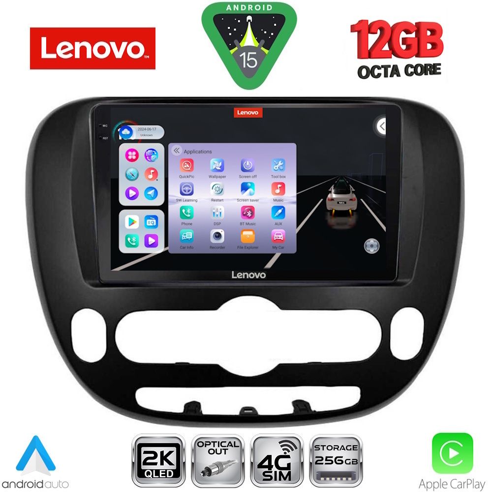 LENOVO SSZ 12321_CPA (9inc) MULTIMEDIA TABLET for KIA SOUL mod. 2013-2019 LENOVO SSZ 12321_CPA (9inc) MULTIMEDIA TABLET for KIA SOUL mod. 2013-2019