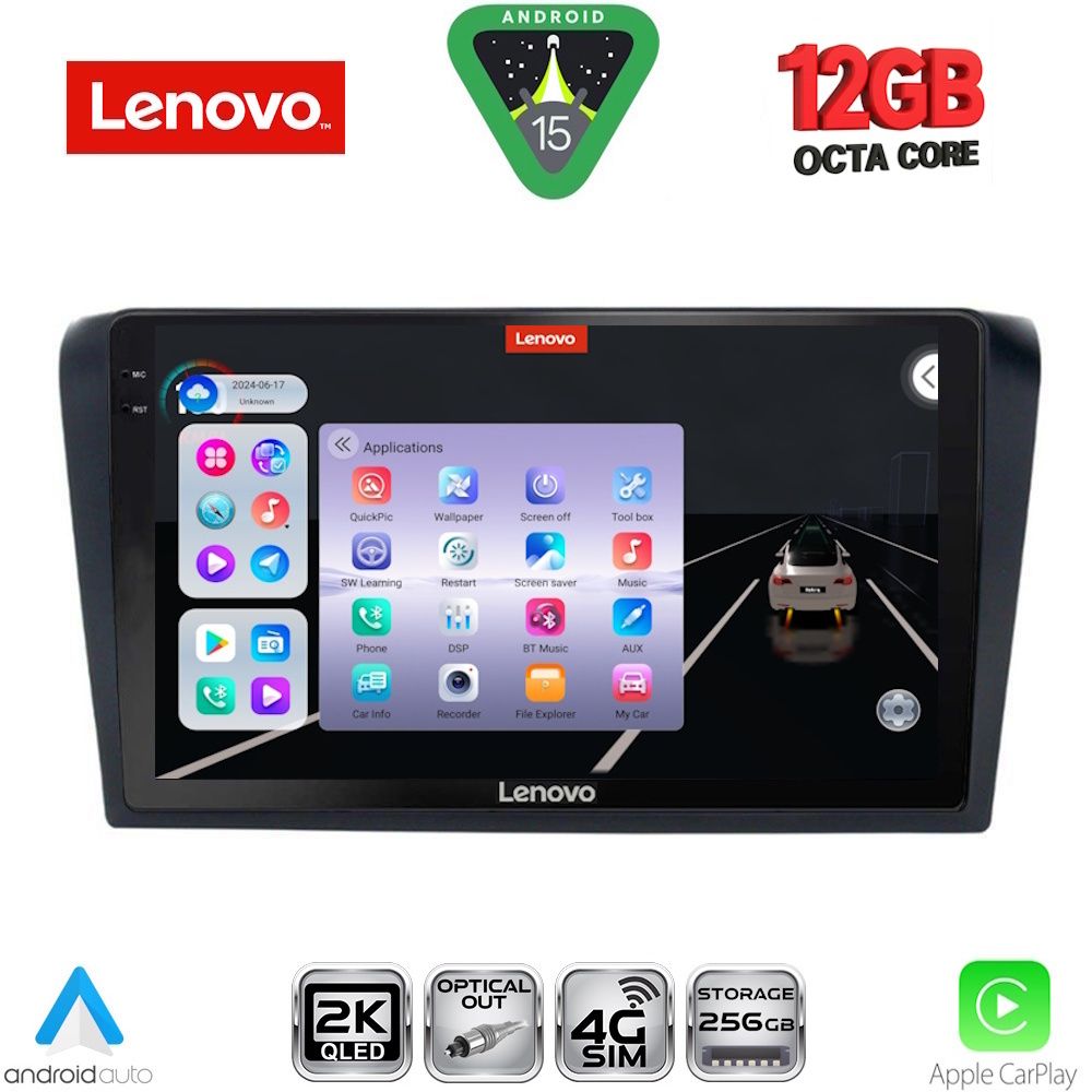 LENOVO SSZ 12365_CPA (9inc) MULTIMEDIA TABLET for MAZDA 3 mod. 2003-2008 LENOVO SSZ 12365_CPA (9inc) MULTIMEDIA TABLET for MAZDA 3 mod. 2003-2008