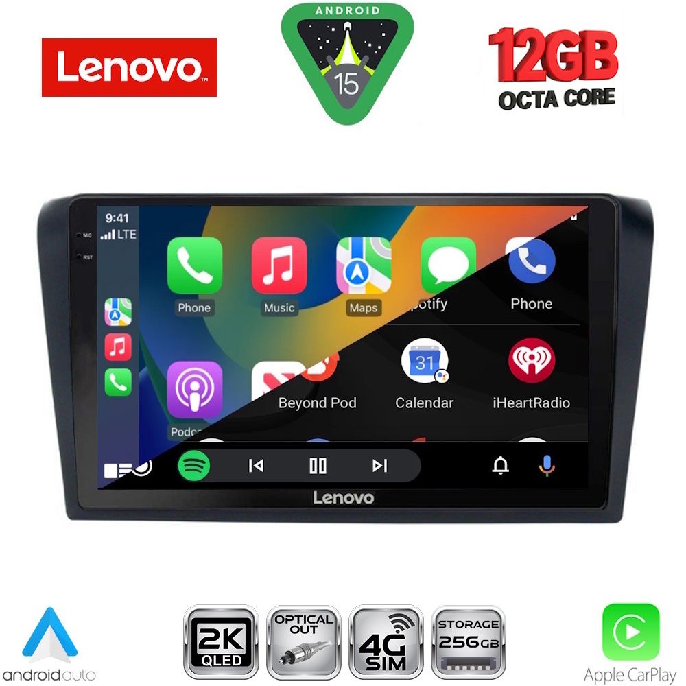 LENOVO SSZ 12365_CPA (9inc) MULTIMEDIA TABLET for MAZDA 3 mod. 2003-2008 LENOVO SSZ 12365_CPA (9inc) MULTIMEDIA TABLET for MAZDA 3 mod. 2003-2008