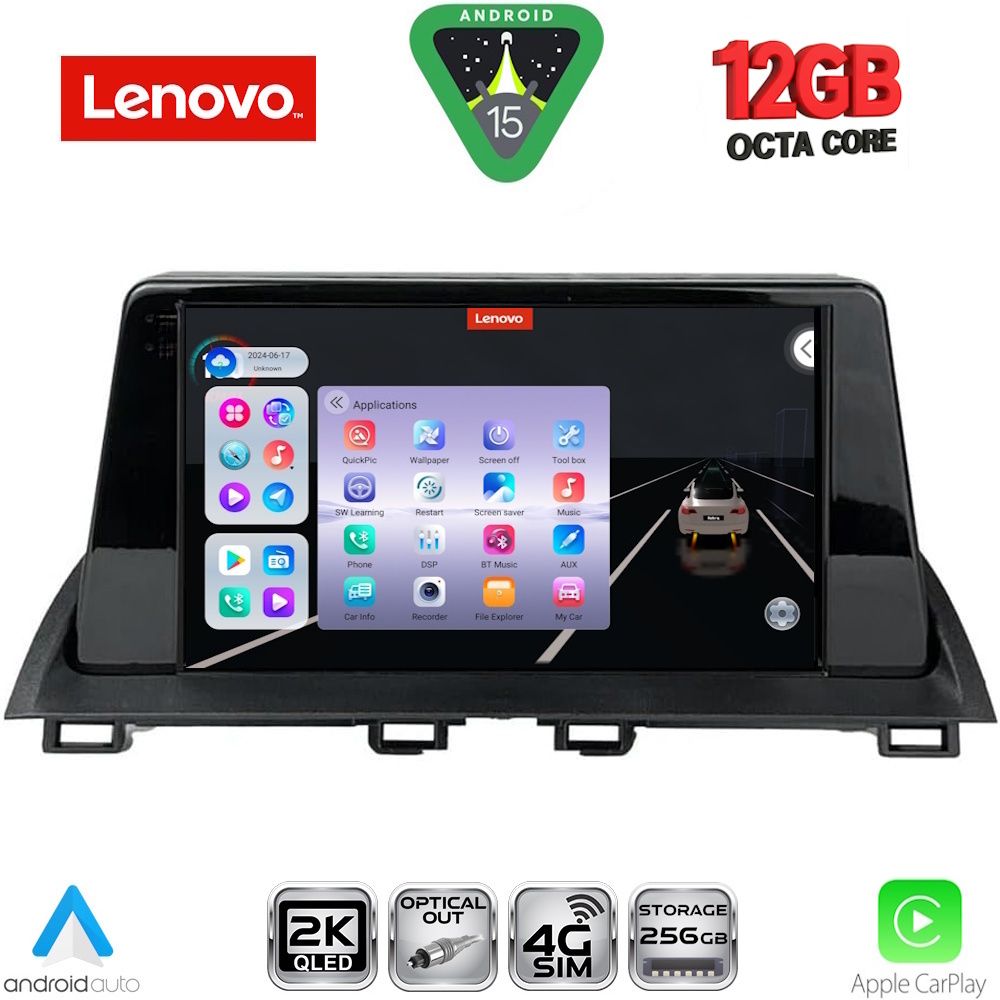 LENOVO SSZ 12367_CPA (9inc) MULTIMEDIA TABLET for MAZDA 3 mod. 2014-2019 LENOVO SSZ 12367_CPA (9inc) MULTIMEDIA TABLET for MAZDA 3 mod. 2014-2019