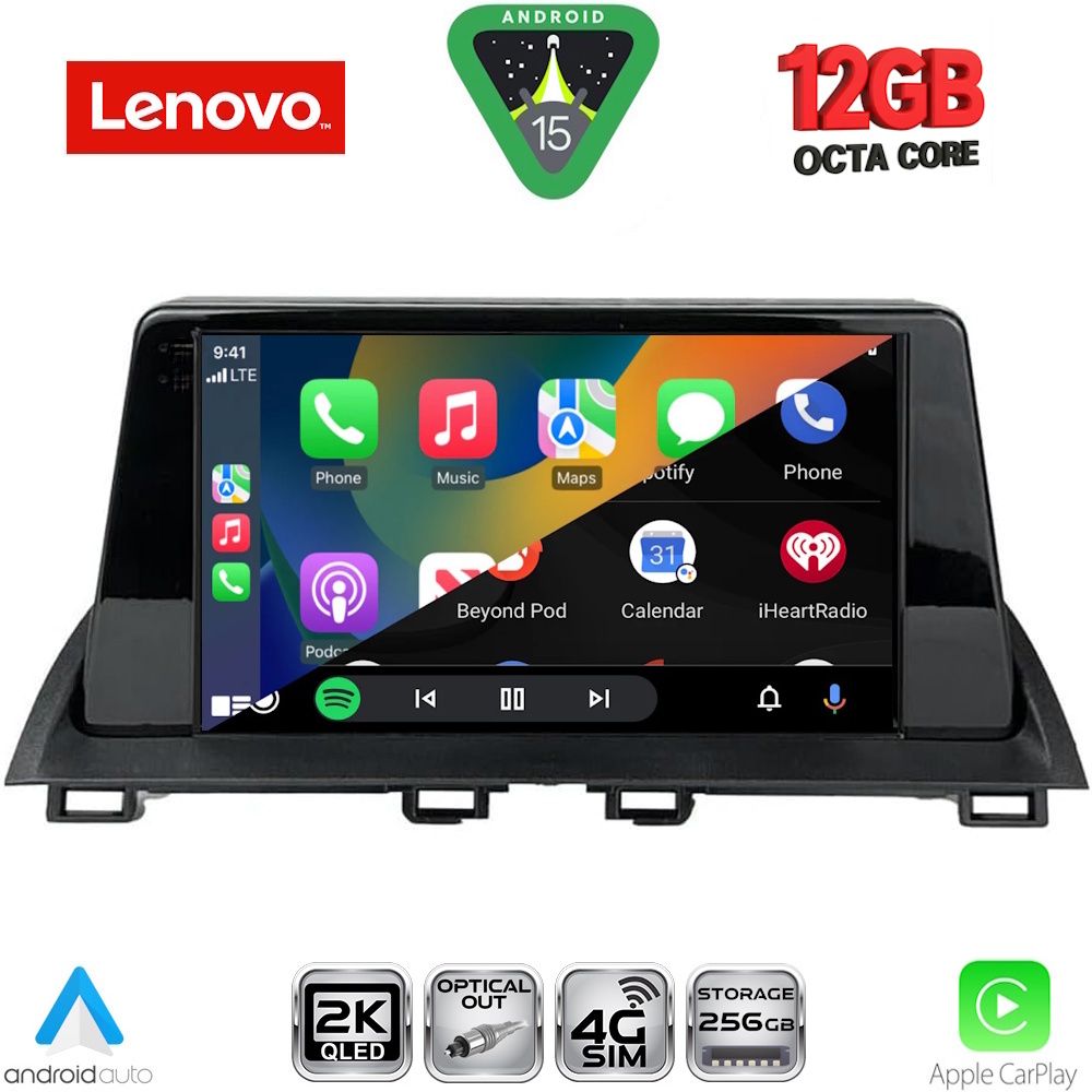 LENOVO SSZ 12367_CPA (9inc) MULTIMEDIA TABLET for MAZDA 3 mod. 2014-2019 LENOVO SSZ 12367_CPA (9inc) MULTIMEDIA TABLET for MAZDA 3 mod. 2014-2019