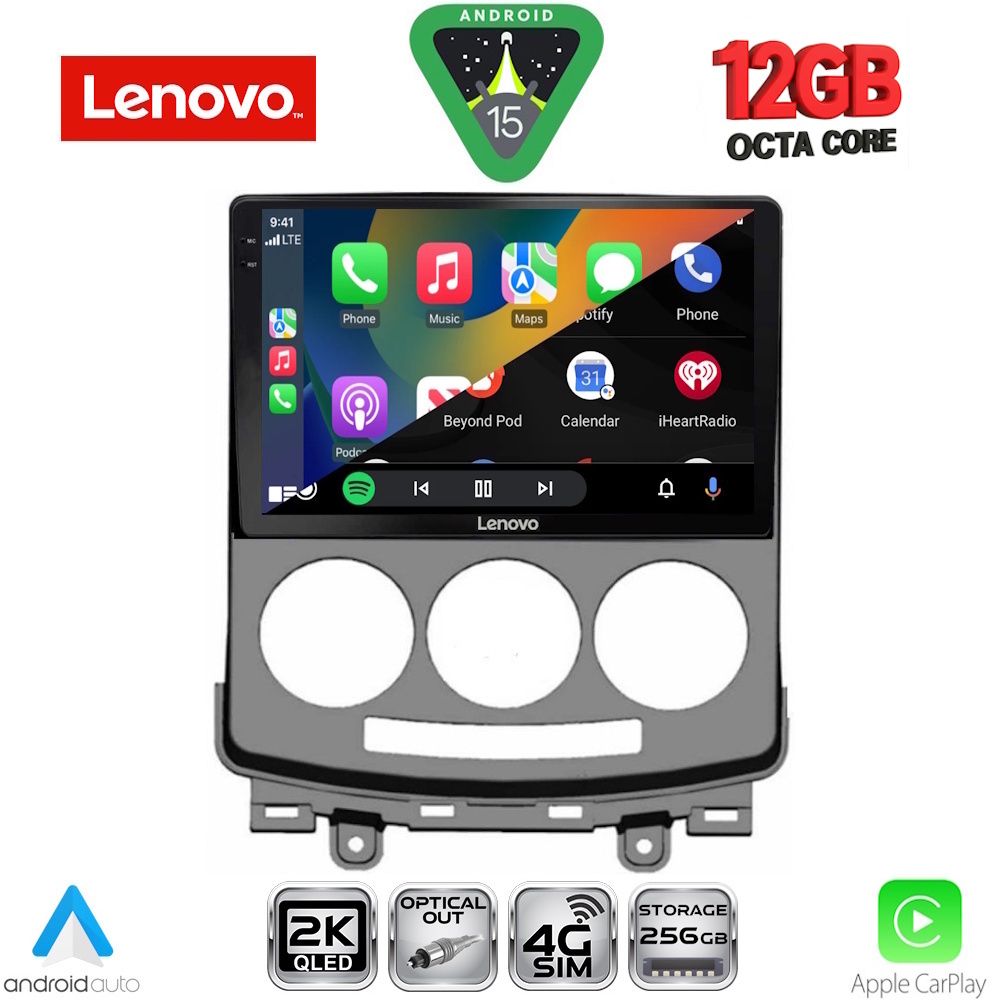 LENOVO SSZ 12370_CPA (9inc) MULTIMEDIA TABLET for MAZDA 5 mod. 2004-2010 LENOVO SSZ 12370_CPA (9inc) MULTIMEDIA TABLET for MAZDA 5 mod. 2004-2010