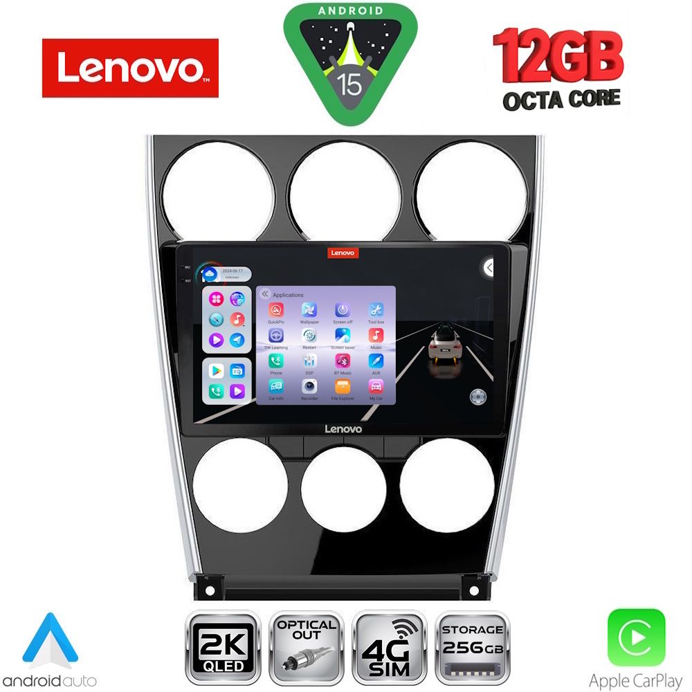 LENOVO SSZ 12375_CPA (9inc) MULTIMEDIA TABLET for MAZDA 6 (FACELIFT) mod. 2005-2008 LENOVO SSZ 12375_CPA (9inc) MULTIMEDIA TABLET for MAZDA 6 (FACELIFT) mod. 2005-2008