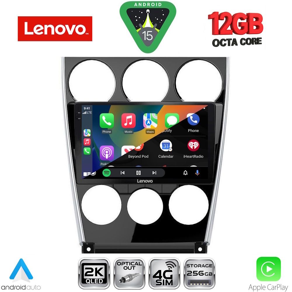 LENOVO SSZ 12375_CPA (9inc) MULTIMEDIA TABLET for MAZDA 6 (FACELIFT) mod. 2005-2008 LENOVO SSZ 12375_CPA (9inc) MULTIMEDIA TABLET for MAZDA 6 (FACELIFT) mod. 2005-2008