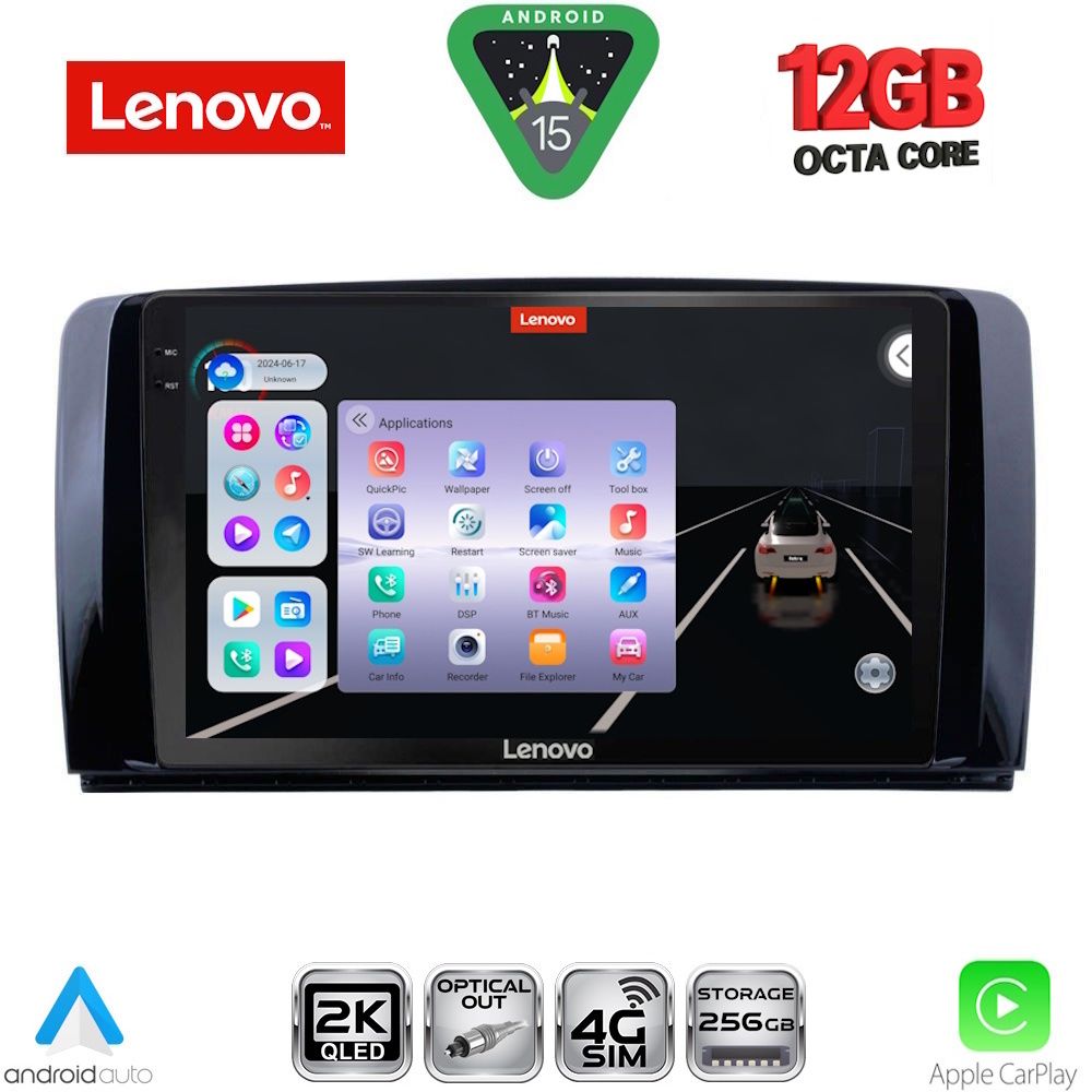 LENOVO SSZ 12422_CPA (9inc) MULTIMEDIA TABLET for MERCEDES R (W251) mod. 2006-2015 LENOVO SSZ 12422_CPA (9inc) MULTIMEDIA TABLET for MERCEDES R (W251) mod. 2006-2015