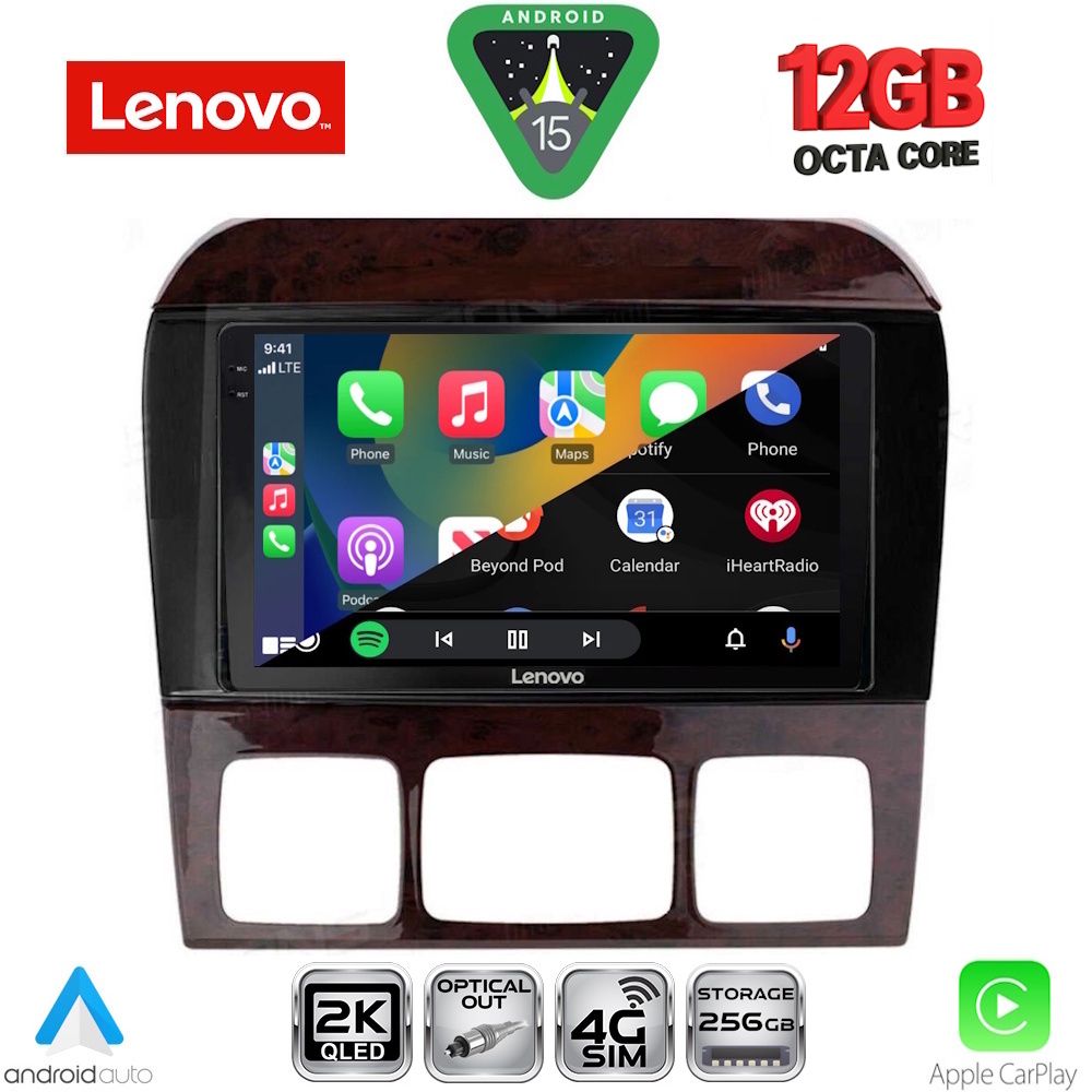 LENOVO SSZ 12426_CPA (9inc) MULTIMEDIA TABLET for MERCEDES S W220 mod. 1998-2005 LENOVO SSZ 12426_CPA (9inc) MULTIMEDIA TABLET for MERCEDES S W220 mod. 1998-2005