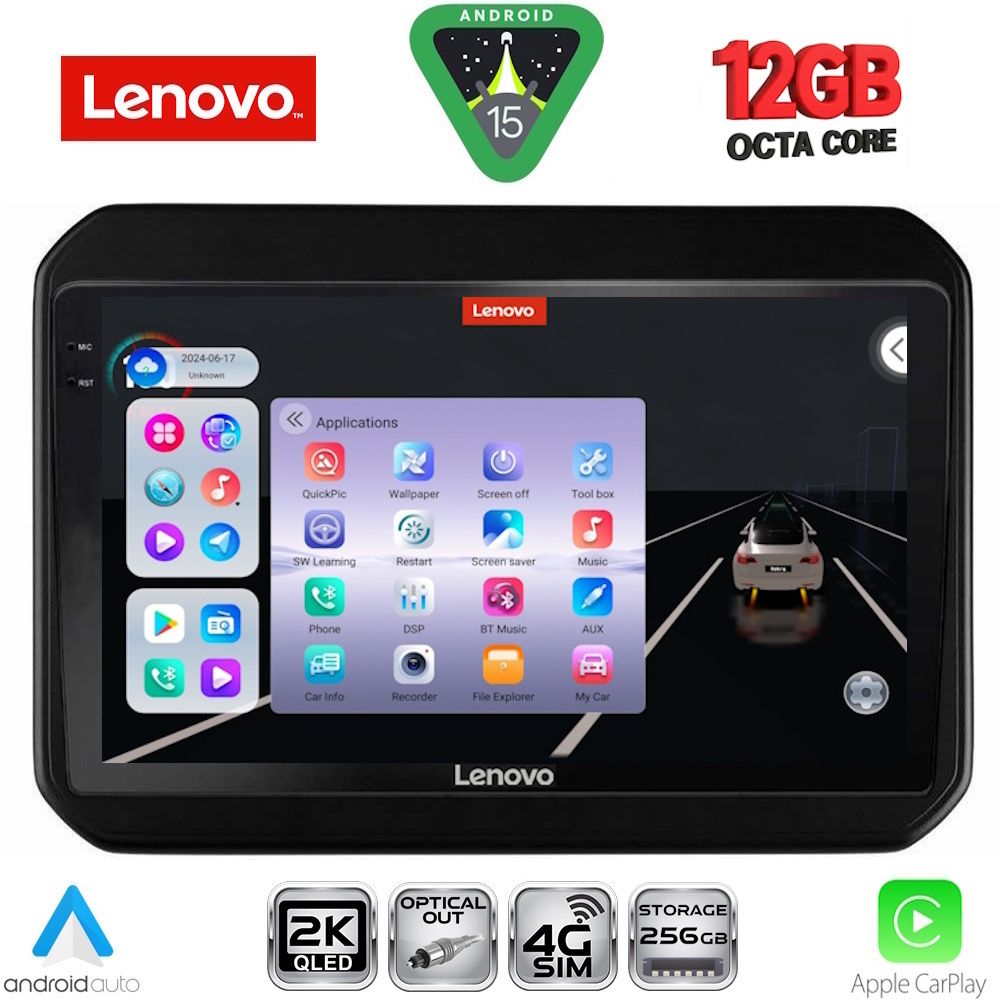 LENOVO SSZ 12676_CPA (9inc) MULTIMEDIA TABLET for SUZUKI IGNIS mod. 2016-2026 LENOVO SSZ 12676_CPA (9inc) MULTIMEDIA TABLET for SUZUKI IGNIS mod. 2016-2026