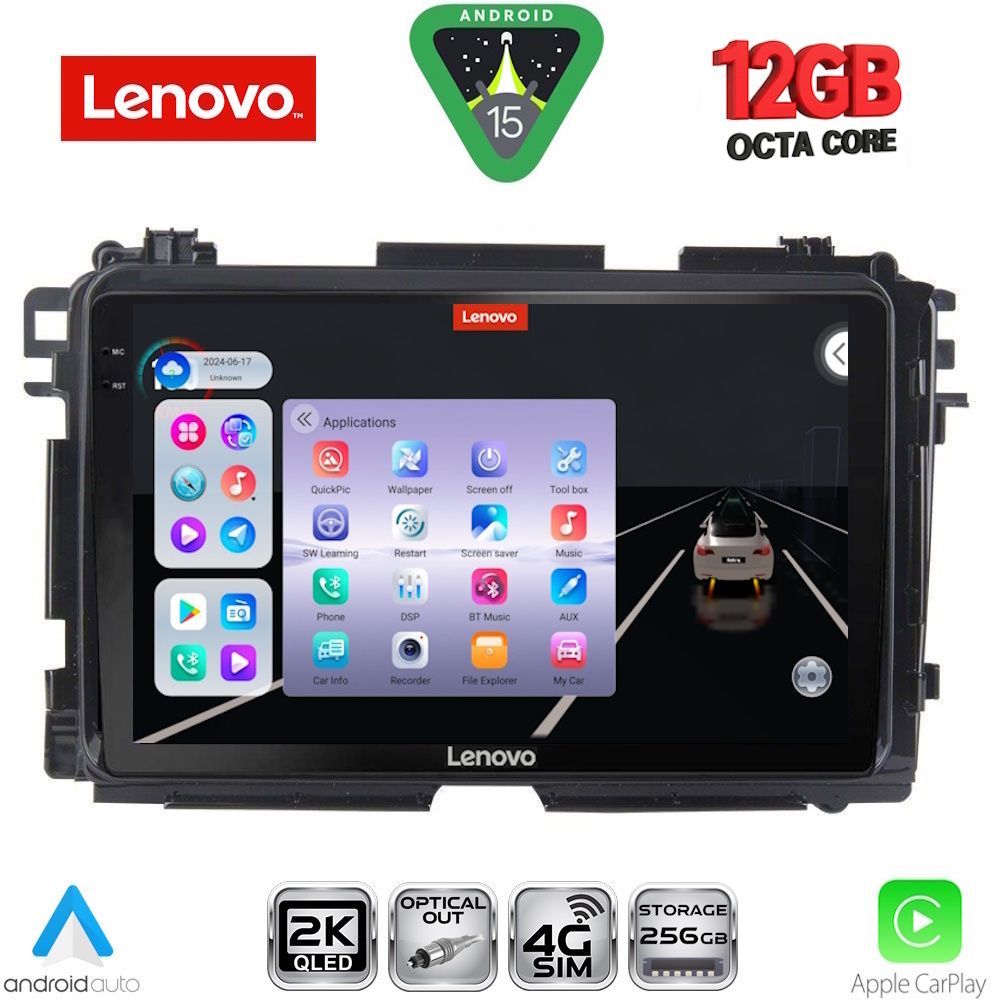 LENOVO SSZ 12201_CPA (10inc) MULTIMEDIA TABLET for HONDA HRV mod. 2015-2021 LENOVO SSZ 12201_CPA (10inc) MULTIMEDIA TABLET for HONDA HRV mod. 2015-2021