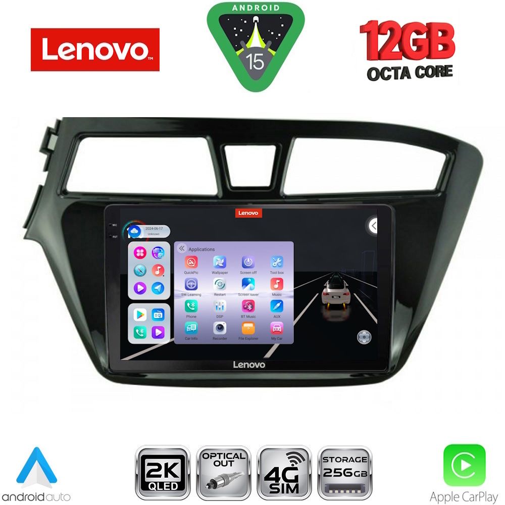 LENOVO SSZ 12229_CPA (9inc) MULTIMEDIA TABLET for HYUNDAI i20 mod. 2014-2019 LENOVO SSZ 12229_CPA (9inc) MULTIMEDIA TABLET for HYUNDAI i20 mod. 2014-2019