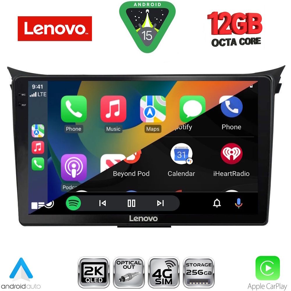 LENOVO SSZ 12232_CPA (9inc) MULTIMEDIA TABLET for HYUNDAI i30 mod. 2012-2017 LENOVO SSZ 12232_CPA (9inc) MULTIMEDIA TABLET for HYUNDAI i30 mod. 2012-2017