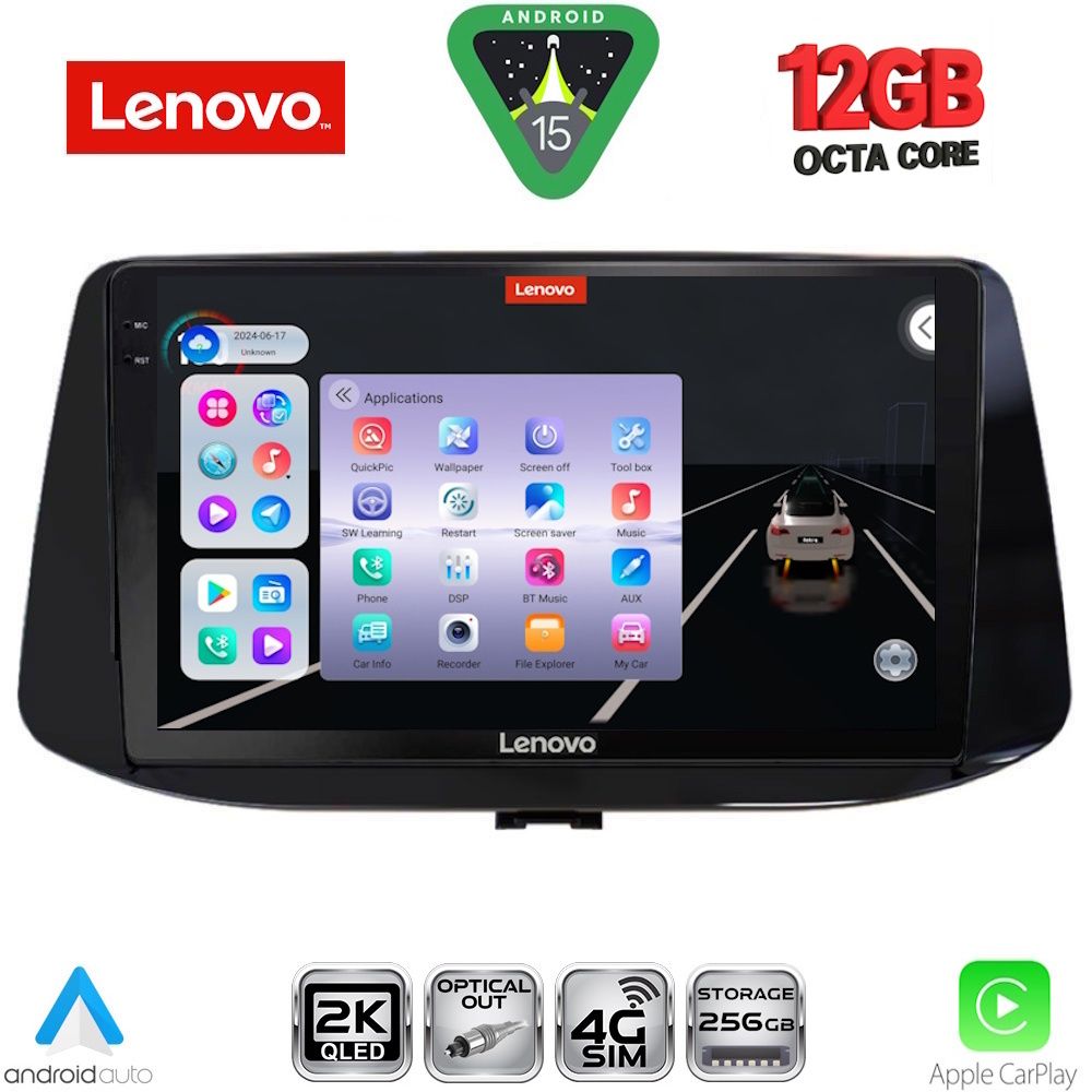 LENOVO SSZ 12233_CPA (9inc) MULTIMEDIA TABLET for HYUNDAI i30 mod. 2018-2025 LENOVO SSZ 12233_CPA (9inc) MULTIMEDIA TABLET for HYUNDAI i30 mod. 2018-2025
