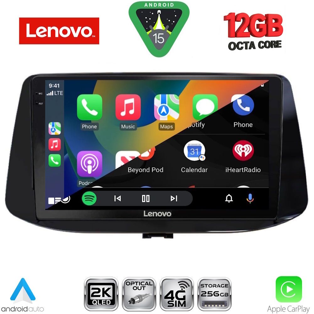 LENOVO SSZ 12233_CPA (9inc) MULTIMEDIA TABLET for HYUNDAI i30 mod. 2018-2025 LENOVO SSZ 12233_CPA (9inc) MULTIMEDIA TABLET for HYUNDAI i30 mod. 2018-2025