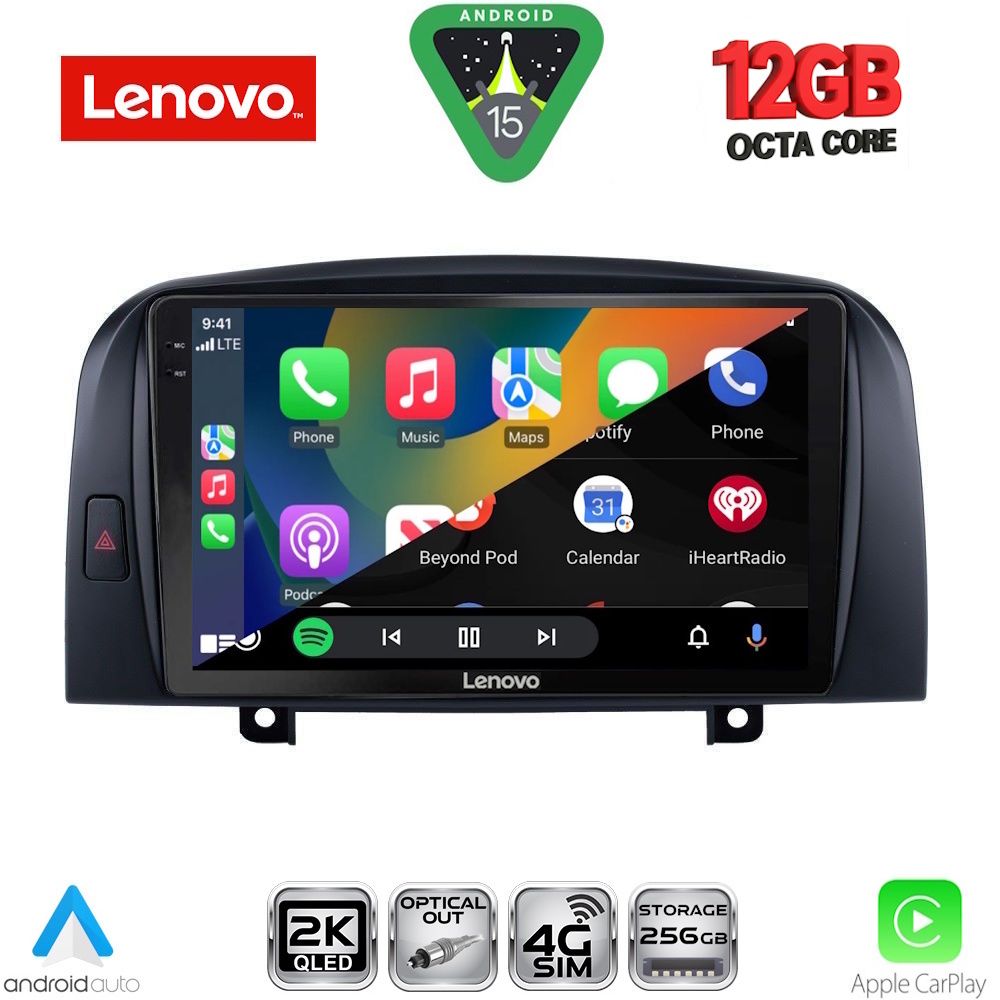 LENOVO SSZ 12248_CPA (9inc) MULTIMEDIA TABLET for HYUNDAI SONATA mod. 2006-2009 LENOVO SSZ 12248_CPA (9inc) MULTIMEDIA TABLET for HYUNDAI SONATA mod. 2006-2009