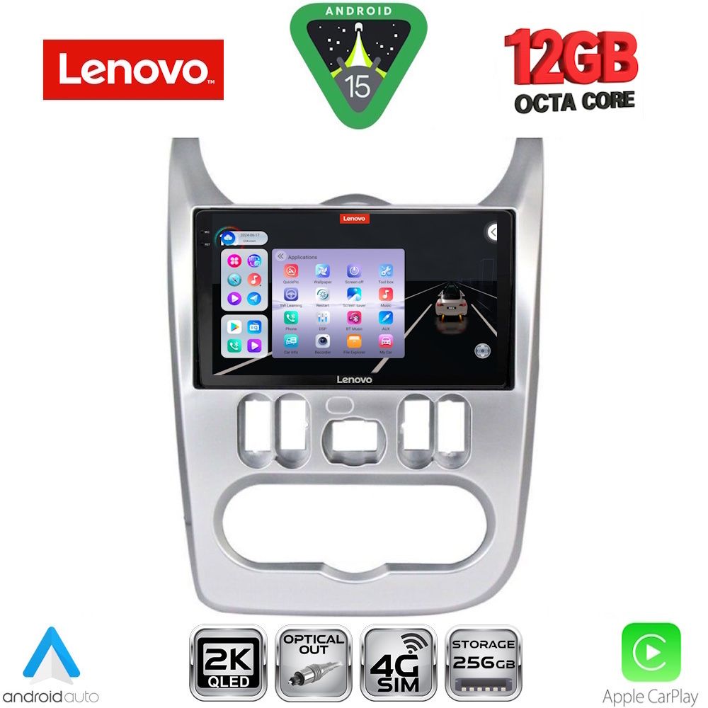 LENOVO SSZ 12101SL_CPA (9inc) MULTIMEDIA TABLET for DACIA DUSTER – LOGAN – SANDERO mod. 2006-2012 (SILVER) LENOVO SSZ 12101SL_CPA (9inc) MULTIMEDIA TABLET for DACIA DUSTER – LOGAN – SANDERO mod. 2006-2012 (SILVER)