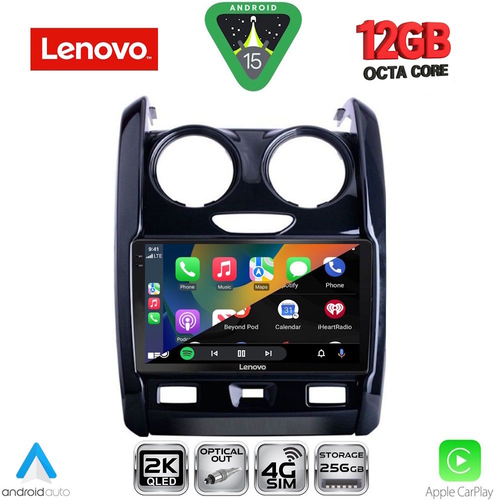 LENOVO SSZ 12103_CPA (9inc) MULTIMEDIA TABLET for DACIA DUSTER mod. 2012-2019 LENOVO SSZ 12103_CPA (9inc) MULTIMEDIA TABLET for DACIA DUSTER mod. 2012-2019