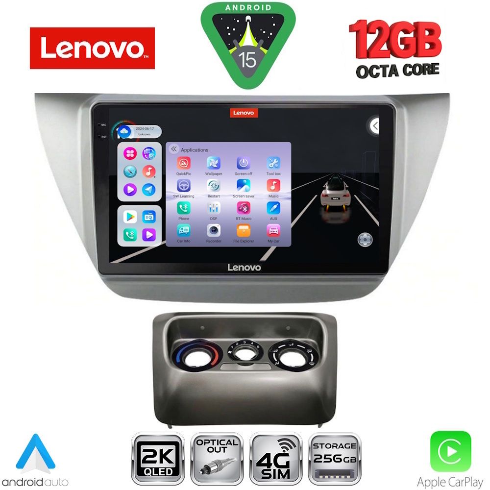 LENOVO SSZ 12433_CPA (9inc) MULTIMEDIA TABLET for MITSUBISHI LANCER mod. 2000-2007 LENOVO SSZ 12433_CPA (9inc) MULTIMEDIA TABLET for MITSUBISHI LANCER mod. 2000-2007
