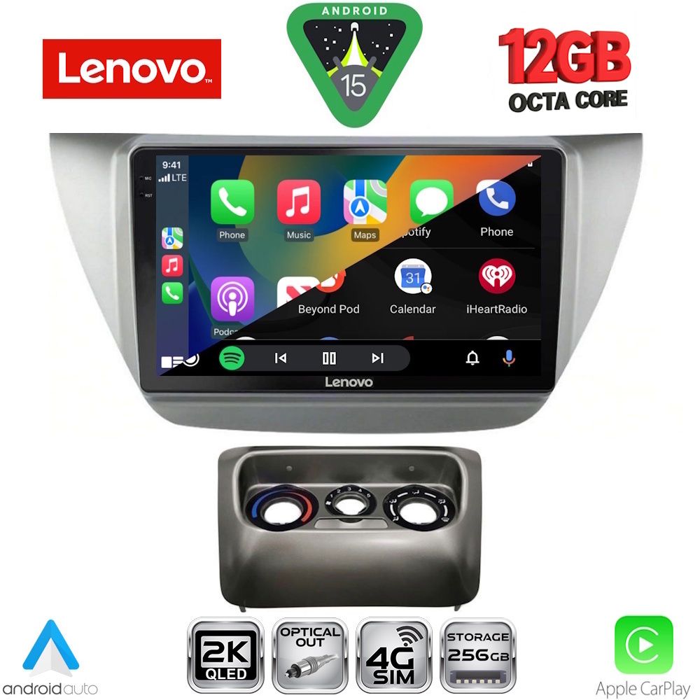 LENOVO SSZ 12433_CPA (9inc) MULTIMEDIA TABLET for MITSUBISHI LANCER mod. 2000-2007 LENOVO SSZ 12433_CPA (9inc) MULTIMEDIA TABLET for MITSUBISHI LANCER mod. 2000-2007