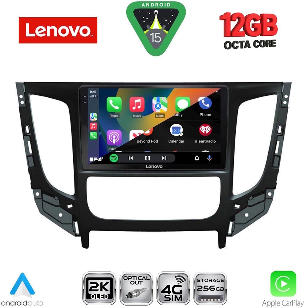 LENOVO SSZ 12437_CPA CLIMA (9inc) MULTIMEDIA TABLET for MITSUBISHI L200 mod. 2015-2019 with CLIMA LENOVO SSZ 12437_CPA CLIMA (9inc) MULTIMEDIA TABLET for MITSUBISHI L200 mod. 2015-2019 with CLIMA