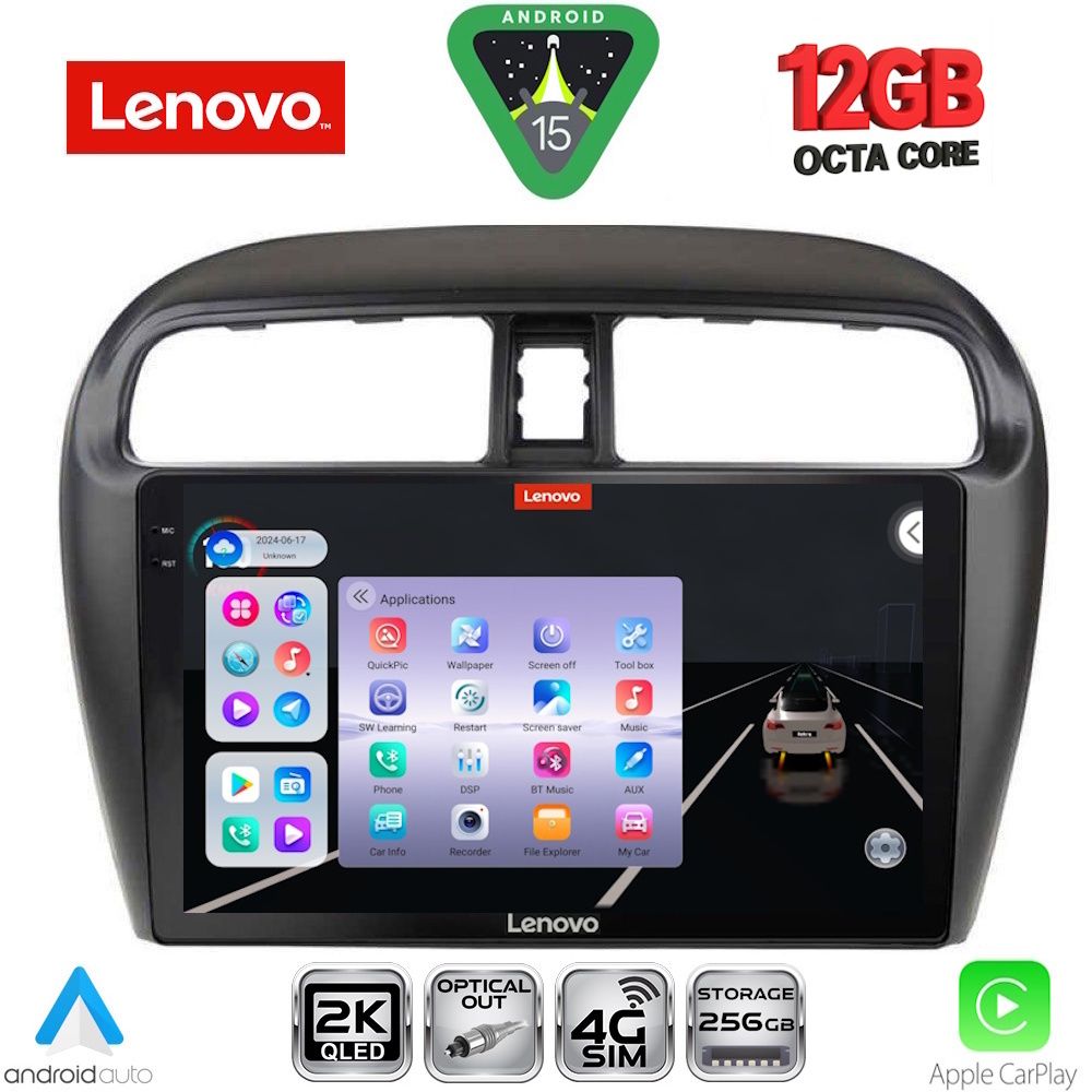 LENOVO SSZ 12448_CPA (9inc) MULTIMEDIA TABLET for MITSUBISHI SPACESTAR mod. 2013-2020 LENOVO SSZ 12448_CPA (9inc) MULTIMEDIA TABLET for MITSUBISHI SPACESTAR mod. 2013-2020