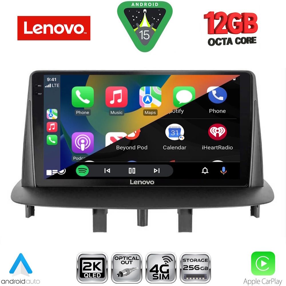 LENOVO SSZ 12556_CPA (9inc) MULTIMEDIA TABLET for RENAULT MEGANE 3 mod. 2009-2016 LENOVO SSZ 12556_CPA (9inc) MULTIMEDIA TABLET for RENAULT MEGANE 3 mod. 2009-2016
