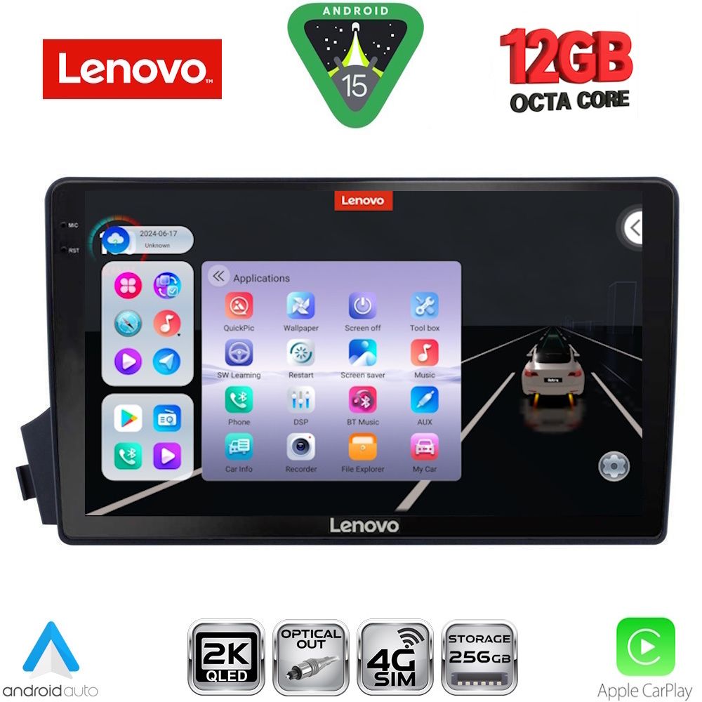 LENOVO SSZ 12650_CPA (9inc) MULTIMEDIA TABLET for SSANGYONG ACTYON - KYRON mod. 2006-2015 LENOVO SSZ 12650_CPA (9inc) MULTIMEDIA TABLET for SSANGYONG ACTYON - KYRON mod. 2006-2015