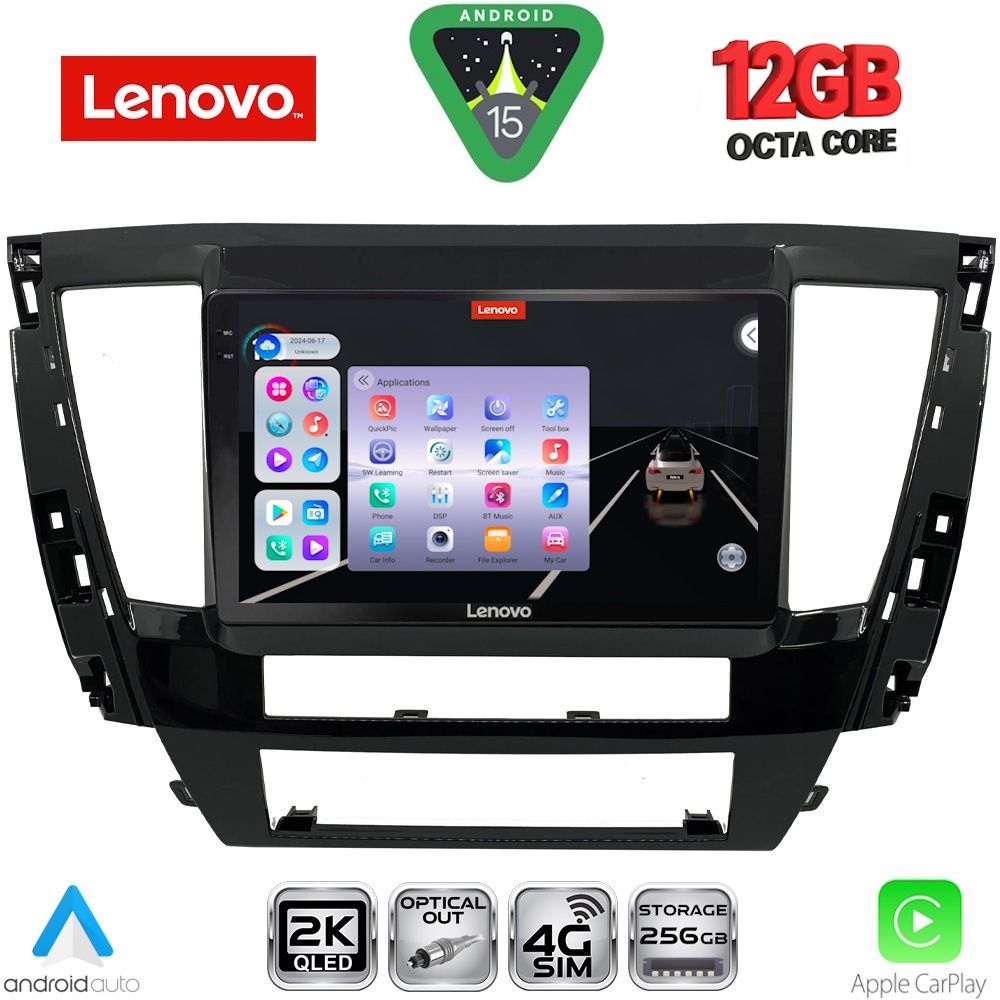 LENOVO SSZ 12447S_CPA (9inc) MULTIMEDIA TABLET for MITSUBISHI PAJERO SPORT mod. 2020-2026 LENOVO SSZ 12447S_CPA (9inc) MULTIMEDIA TABLET for MITSUBISHI PAJERO SPORT mod. 2020-2026