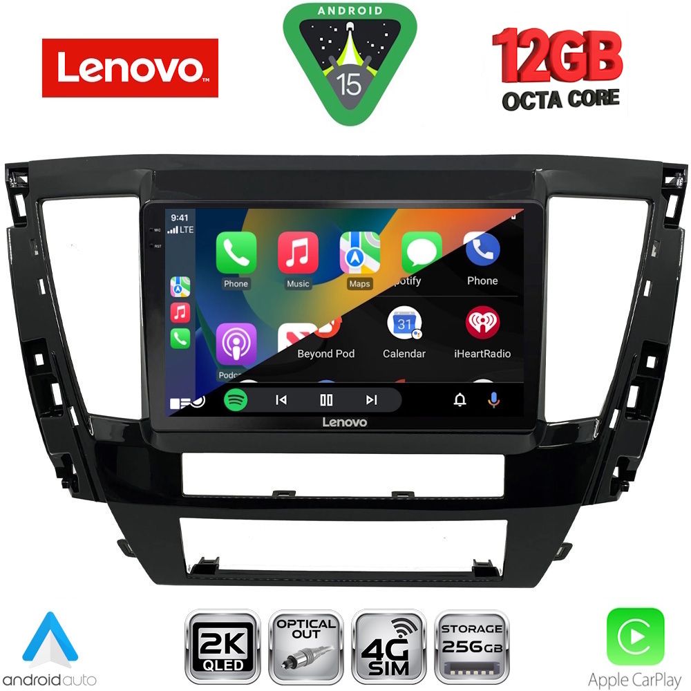 LENOVO SSZ 12447S_CPA (9inc) MULTIMEDIA TABLET for MITSUBISHI PAJERO SPORT mod. 2020-2026 LENOVO SSZ 12447S_CPA (9inc) MULTIMEDIA TABLET for MITSUBISHI PAJERO SPORT mod. 2020-2026