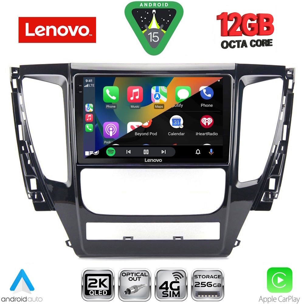 LENOVO SSZ 12447A_CPA (9inc) MULTIMEDIA TABLET for MITSUBISHI PAJERO mod. 2013-2020 LENOVO SSZ 12447A_CPA (9inc) MULTIMEDIA TABLET for MITSUBISHI PAJERO mod. 2013-2020