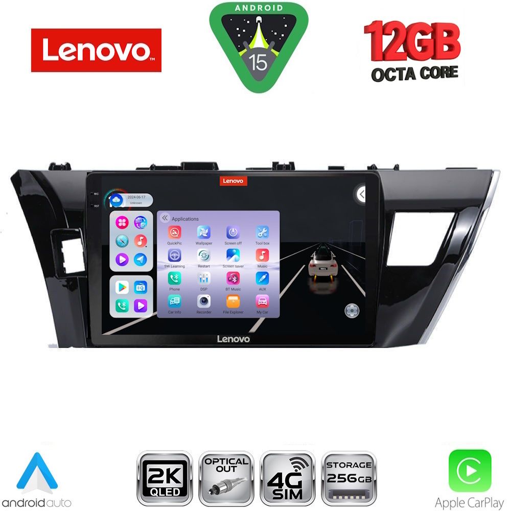 LENOVO SSZ 12714SM_CPA (10inc) MULTIMEDIA TABLET for TOYOTA COROLLA mod. 2013-2016 LENOVO SSZ 12714SM_CPA (10inc) MULTIMEDIA TABLET for TOYOTA COROLLA mod. 2013-2016