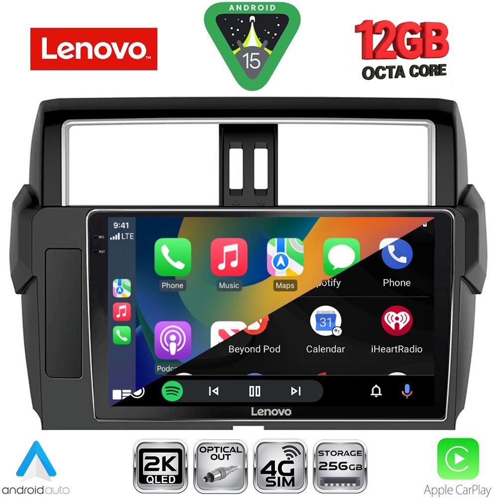 LENOVO SSZ 12777_CPA (10inc) MULTIMEDIA TABLET for TOYOTA PRADO mod. 2014-2017 LENOVO SSZ 12777_CPA (10inc) MULTIMEDIA TABLET for TOYOTA PRADO mod. 2014-2017