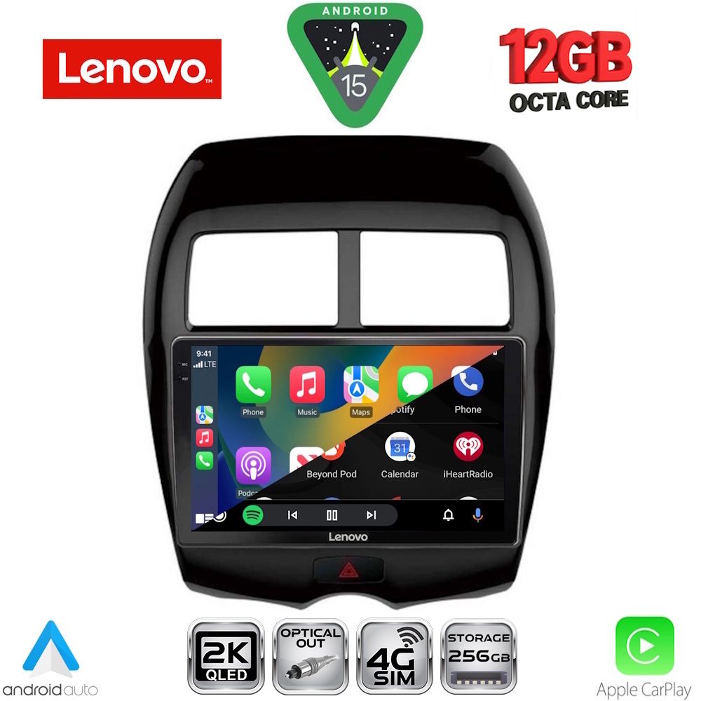 LENOVO SSZ 12430_CPA (10inc) MULTIMEDIA TABLET for MITSUBISHI ASX mod. 2009-2020 - PEUGEOT 4008 mod. 2012-2018 LENOVO SSZ 12430_CPA (10inc) MULTIMEDIA TABLET for MITSUBISHI ASX mod. 2009-2020 - PEUGEOT 4008 mod. 2012-2018