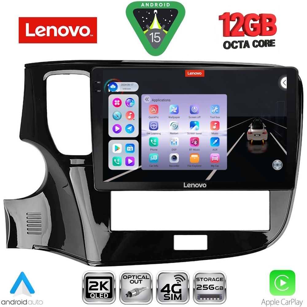 LENOVO SSZ 12440_CPA (10inc) MULTIMEDIA TABLET for MITSUBISHI OUTLANDER mod. 2020-2022 LENOVO SSZ 12440_CPA (10inc) MULTIMEDIA TABLET for MITSUBISHI OUTLANDER mod. 2020-2022