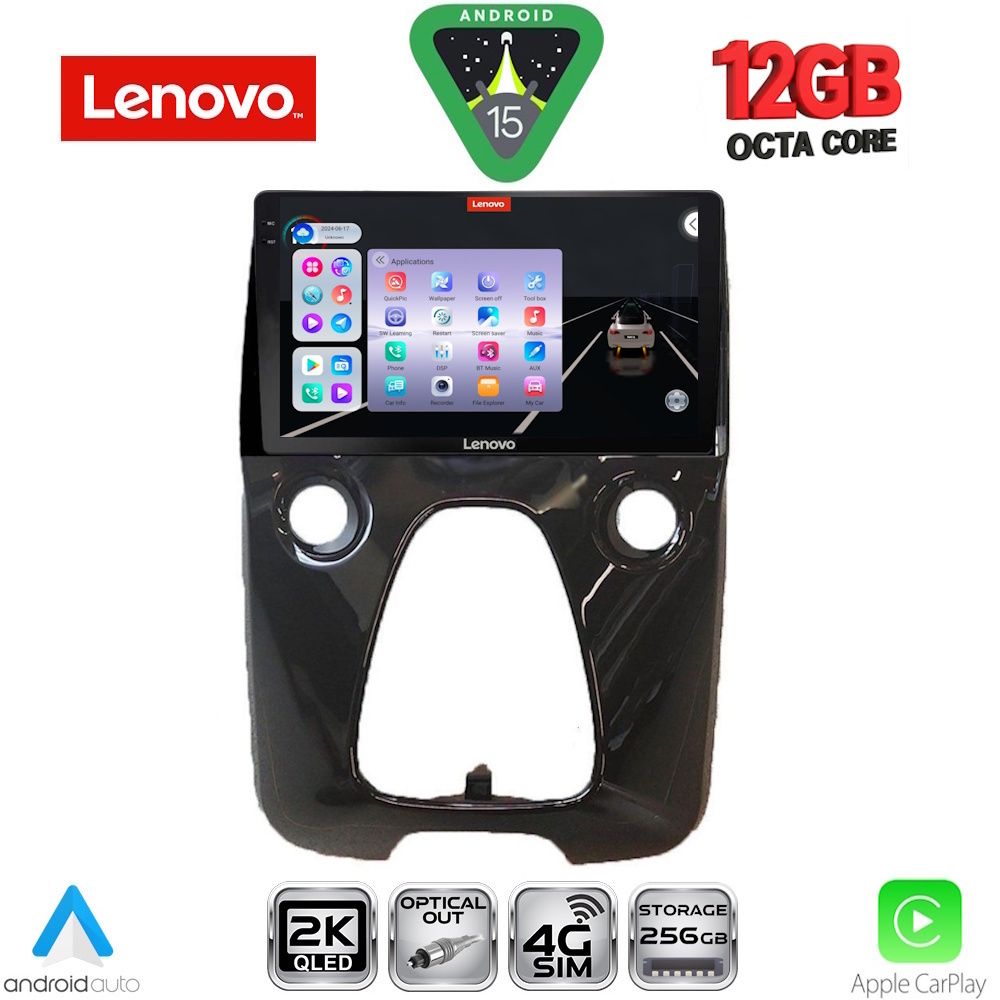 LENOVO SSZ 12708_CPA A/C (10inc) MULTIMEDIA TABLET for CITROEN C1-PEUGEOT 108-TOYOTA AYGO mod. 2014-2022 LENOVO SSZ 12708_CPA A/C (10inc) MULTIMEDIA TABLET for CITROEN C1-PEUGEOT 108-TOYOTA AYGO mod. 2014-2022