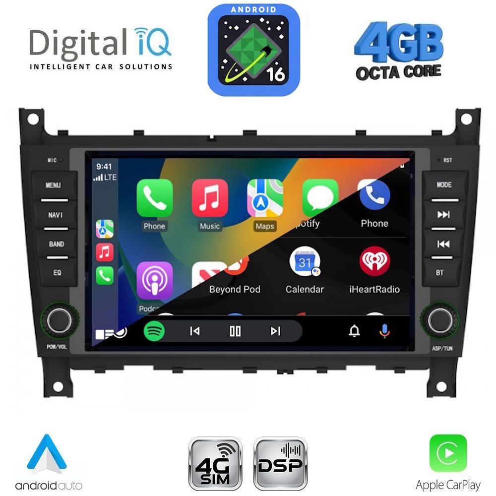 DIGITAL IQ BLG 493_CPA (7" DECK) MULTIMEDIA SYSTEM for MERCEDES C W203 – CLK W209 mod. 2004-2008 DIGITAL IQ BLG 493_CPA (7" DECK) MULTIMEDIA SYSTEM for MERCEDES C W203 – CLK W209 mod. 2004-2008