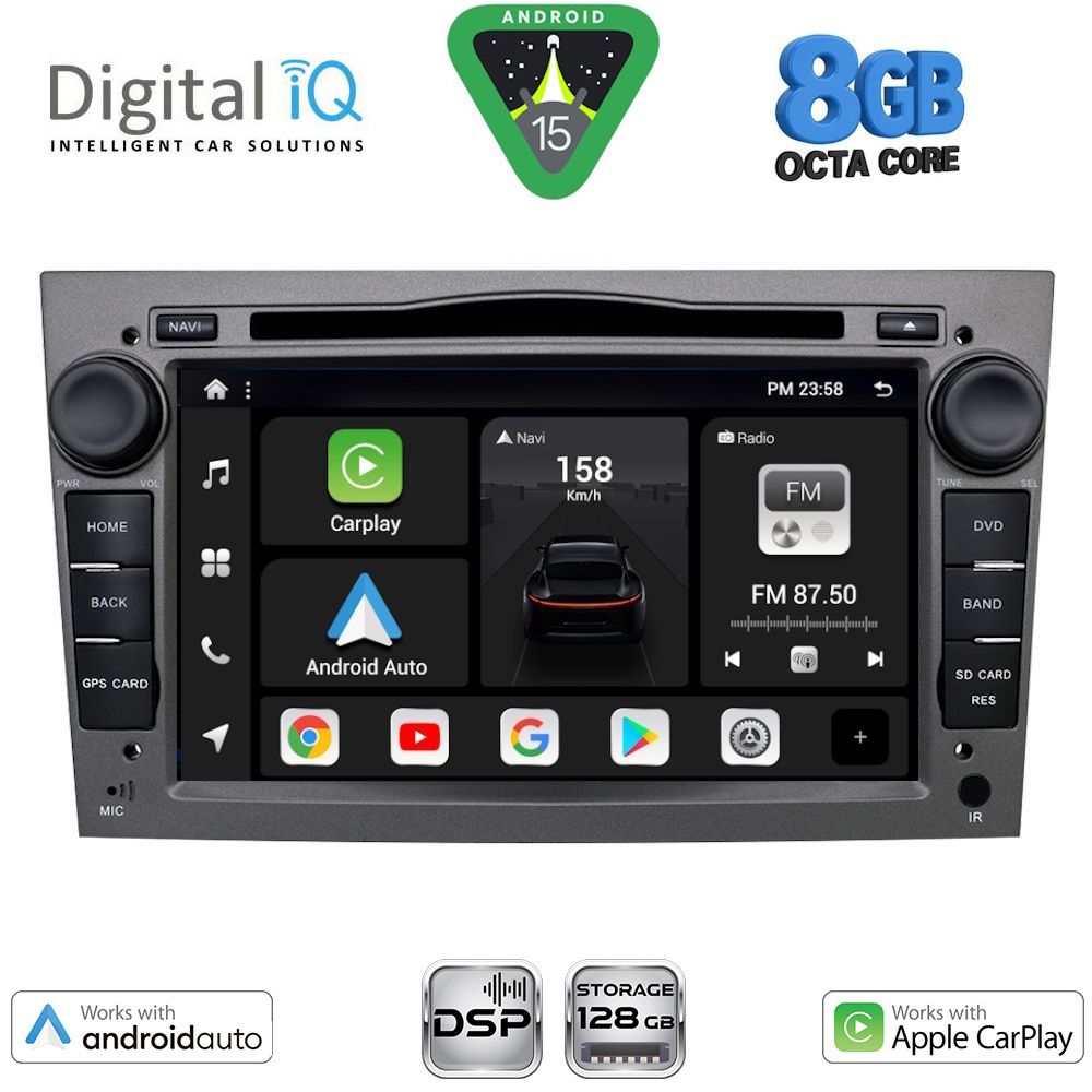 DIGITAL IQ BXF 719GR_CPAA (7" DVD) MULTIMEDIA SYSTEM for OPEL ALL mod. 2004-2012 (GREY) DIGITAL IQ BXF 719GR_CPAA (7" DVD) MULTIMEDIA SYSTEM for OPEL ALL mod. 2004-2012 (GREY)