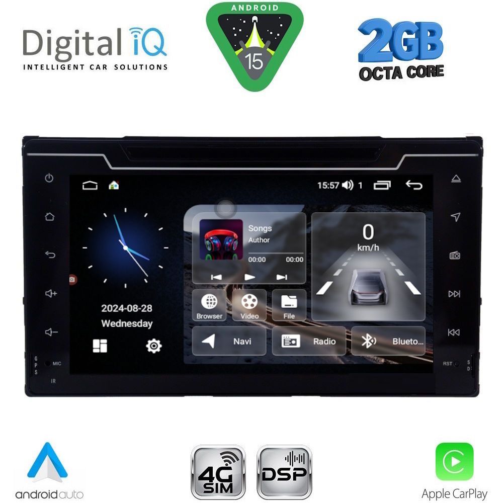 DIGITAL IQ MSF 313_CPA (7" DECK) MULTIMEDIA SYSTEM for TOYOTA AURIS mod. 2015-2021 – AYGO X mod. 2022-2026 – COROLLA mod. 2017-2019 DIGITAL IQ MSF 313_CPA (7" DECK) MULTIMEDIA SYSTEM for TOYOTA AURIS mod. 2015-2021 – AYGO X mod. 2022-2026 – COROLLA mod. 2017-2019
