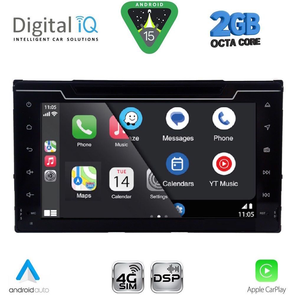 DIGITAL IQ MSF 313_CPA (7" DECK) MULTIMEDIA SYSTEM for TOYOTA AURIS mod. 2015-2021 – AYGO X mod. 2022-2026 – COROLLA mod. 2017-2019 DIGITAL IQ MSF 313_CPA (7" DECK) MULTIMEDIA SYSTEM for TOYOTA AURIS mod. 2015-2021 – AYGO X mod. 2022-2026 – COROLLA mod. 2017-2019