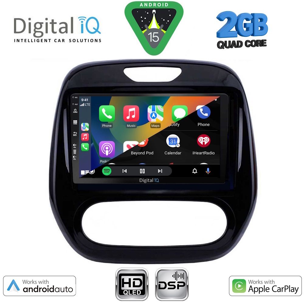 DIGITAL IQ BXC 3542_CPAA (9inc) MULTIMEDIA TABLET for RENAULT CAPTUR mod. 2013-2019 DIGITAL IQ BXC 3542_CPAA (9inc) MULTIMEDIA TABLET for RENAULT CAPTUR mod. 2013-2019