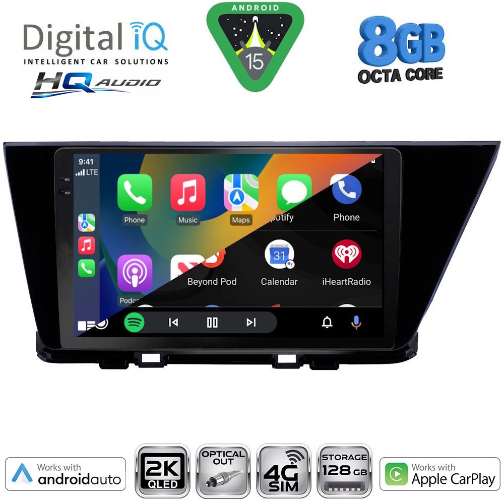 DIGITAL IQ BXK 20305_CPAA (9inc) MULTIMEDIA TABLET for KIA NIRO mod. 2017-2021 DIGITAL IQ BXK 20305_CPAA (9inc) MULTIMEDIA TABLET for KIA NIRO mod. 2017-2021