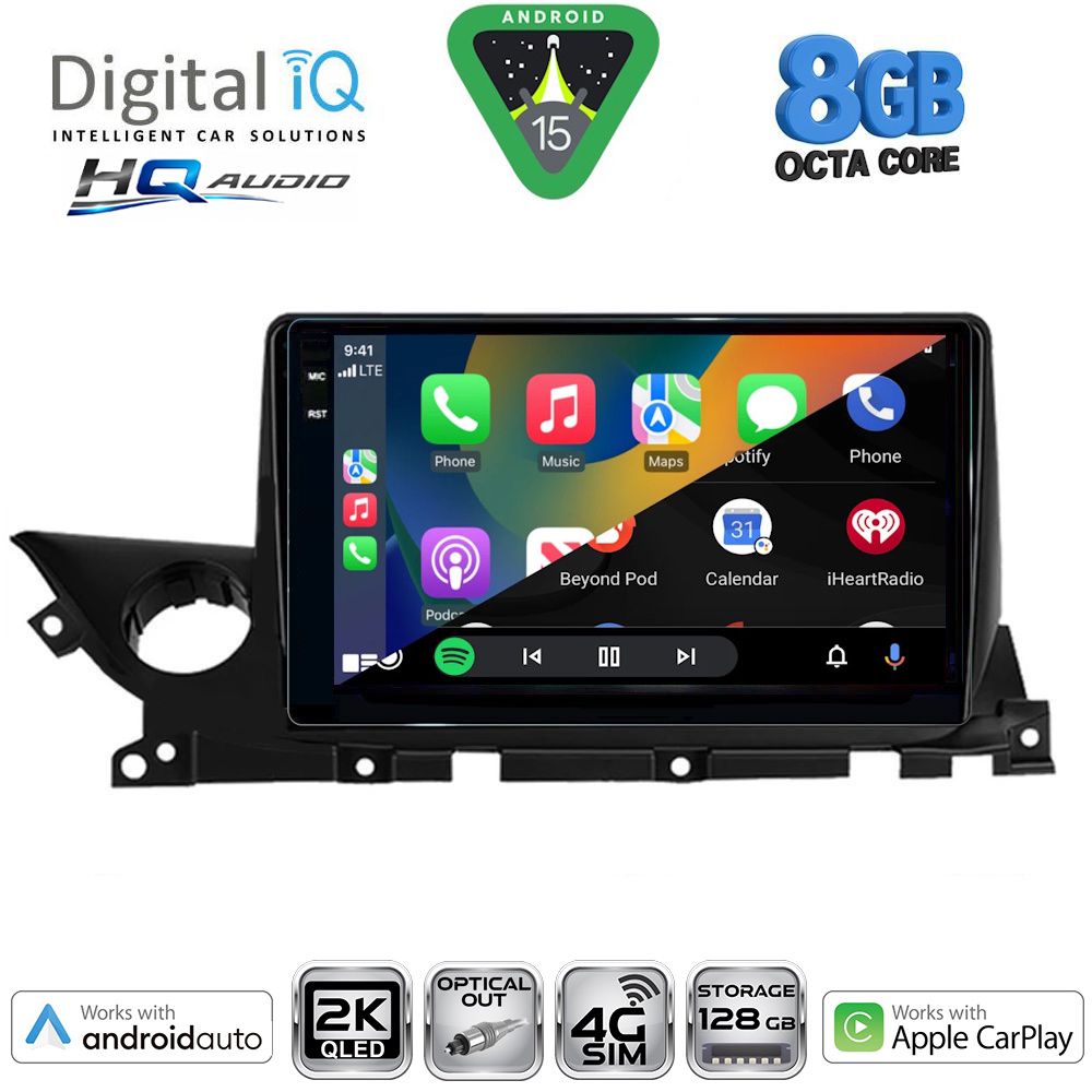 DIGITAL IQ BXK 20379B_CPAA (9inc) MULTIMEDIA TABLET for MAZDA 6 mod. 2021-2026 DIGITAL IQ BXK 20379B_CPAA (9inc) MULTIMEDIA TABLET for MAZDA 6 mod. 2021-2026