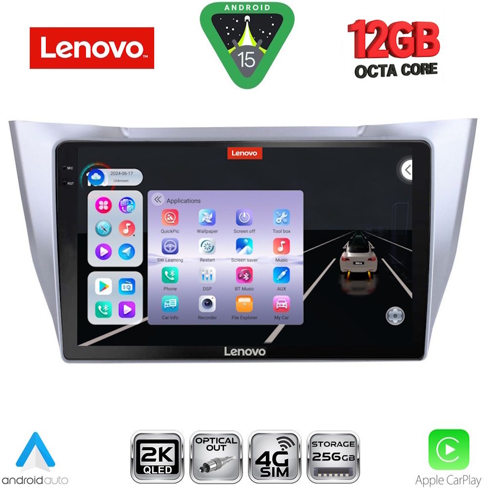 LENOVO SSZ 12345SL_CPA (10inc) MULTIMEDIA TABLET for LEXUS RX 300 – 400 mod. 2003-2008 LENOVO SSZ 12345SL_CPA (10inc) MULTIMEDIA TABLET for LEXUS RX 300 – 400 mod. 2003-2008