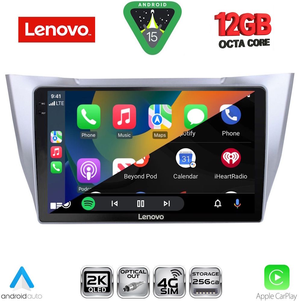 LENOVO SSZ 12345SL_CPA (10inc) MULTIMEDIA TABLET for LEXUS RX 300 – 400 mod. 2003-2008 LENOVO SSZ 12345SL_CPA (10inc) MULTIMEDIA TABLET for LEXUS RX 300 – 400 mod. 2003-2008