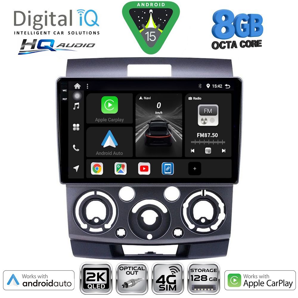 DIGITAL IQ BXK 20170_CPAA (9inc) MULTIMEDIA TABLET for FORD RANGER | MAZDA BT50 mod. 2006-2011 DIGITAL IQ BXK 20170_CPAA (9inc) MULTIMEDIA TABLET for FORD RANGER | MAZDA BT50 mod. 2006-2011