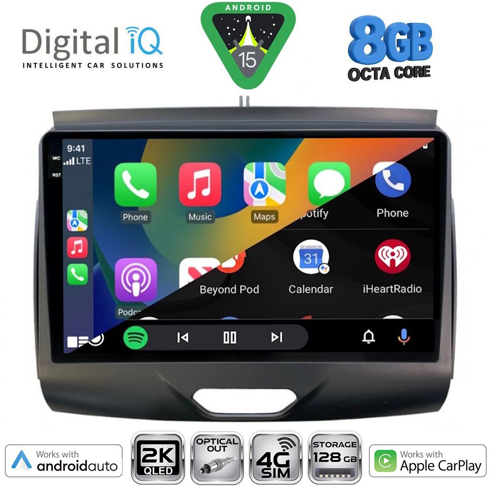 DIGITAL IQ BXK 20172B_CPAA (9inc) MULTIMEDIA TABLET for FORD RANGER mod. 2015-2018 DIGITAL IQ BXK 20172B_CPAA (9inc) MULTIMEDIA TABLET for FORD RANGER mod. 2015-2018